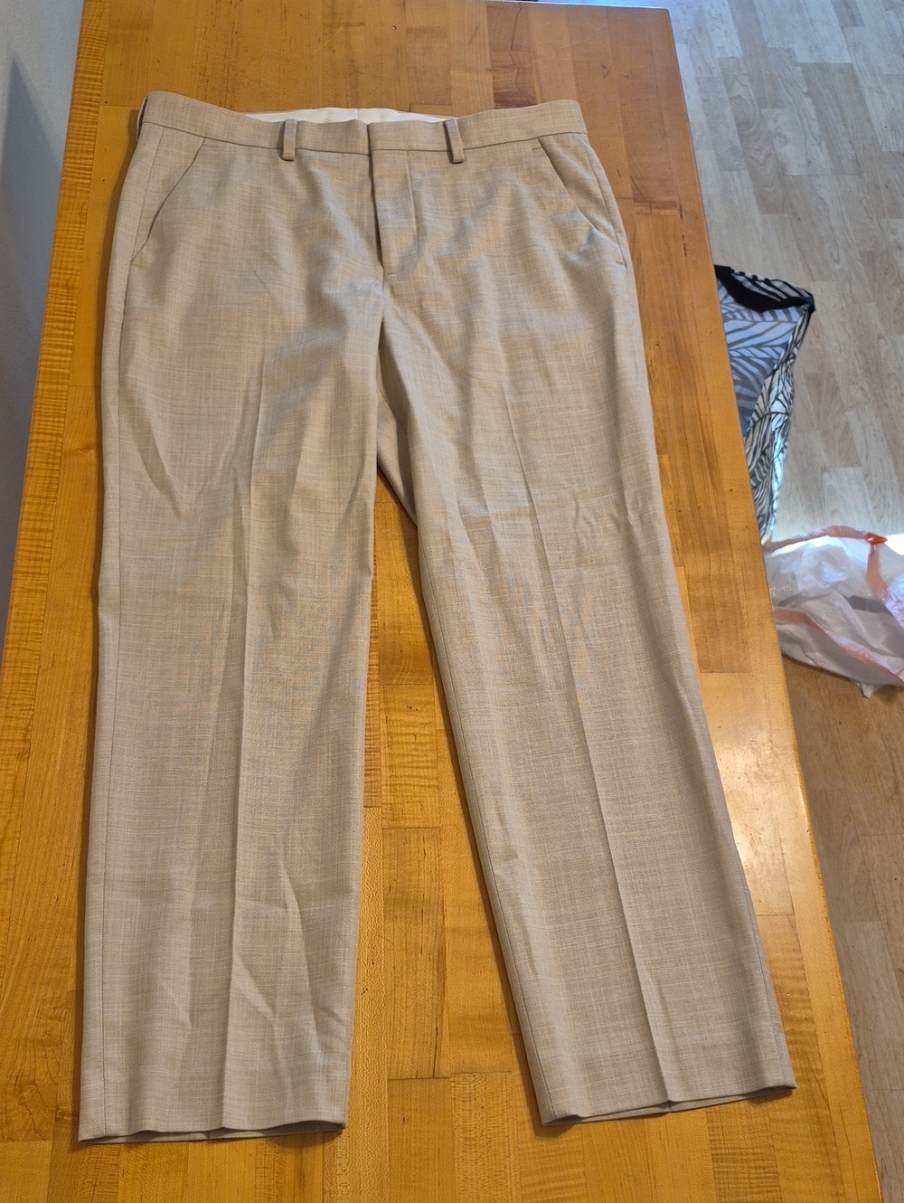 Express Slim 31x30 Tan Suit Pants